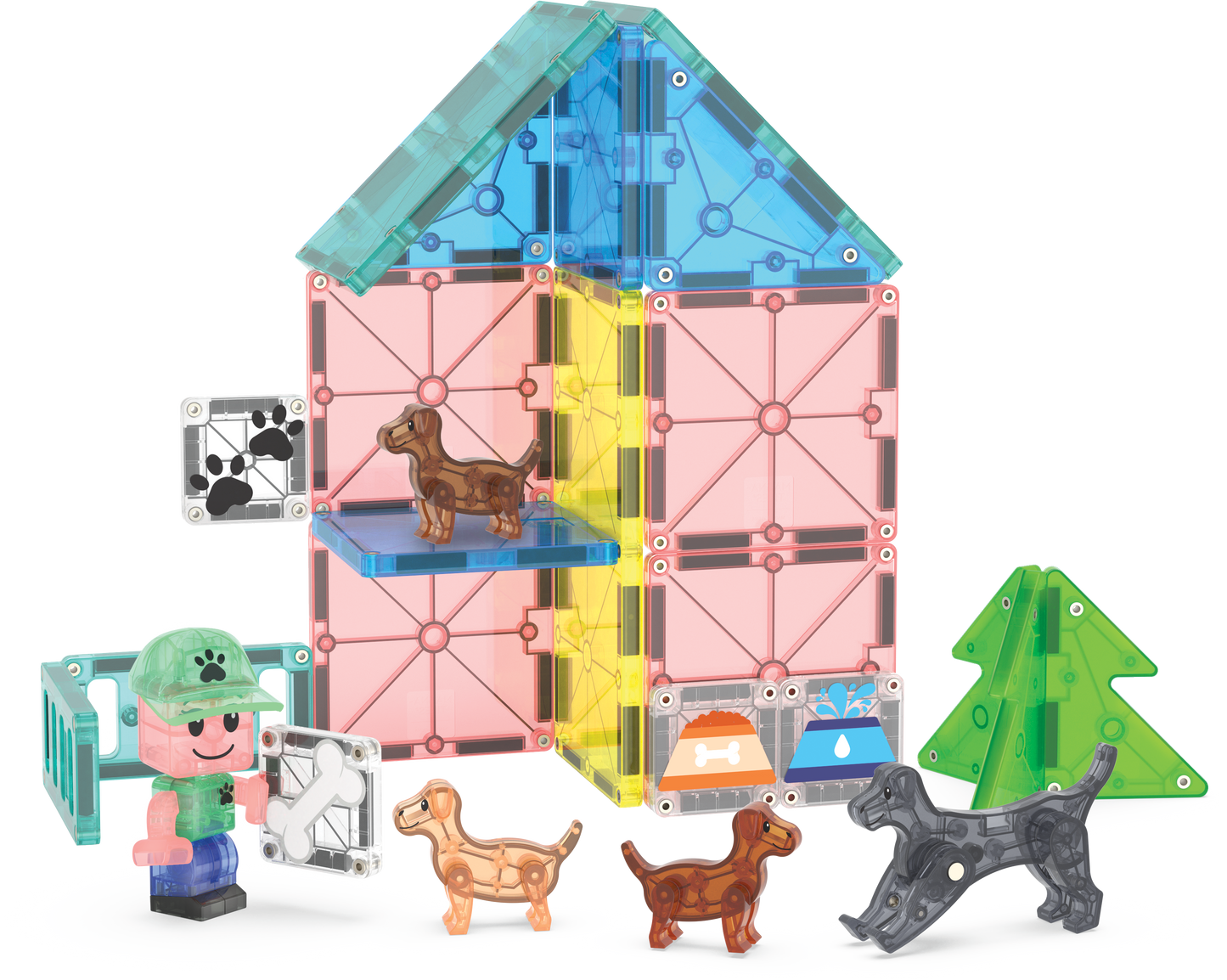Magna-Tiles Puppy Park 27-Piece Set