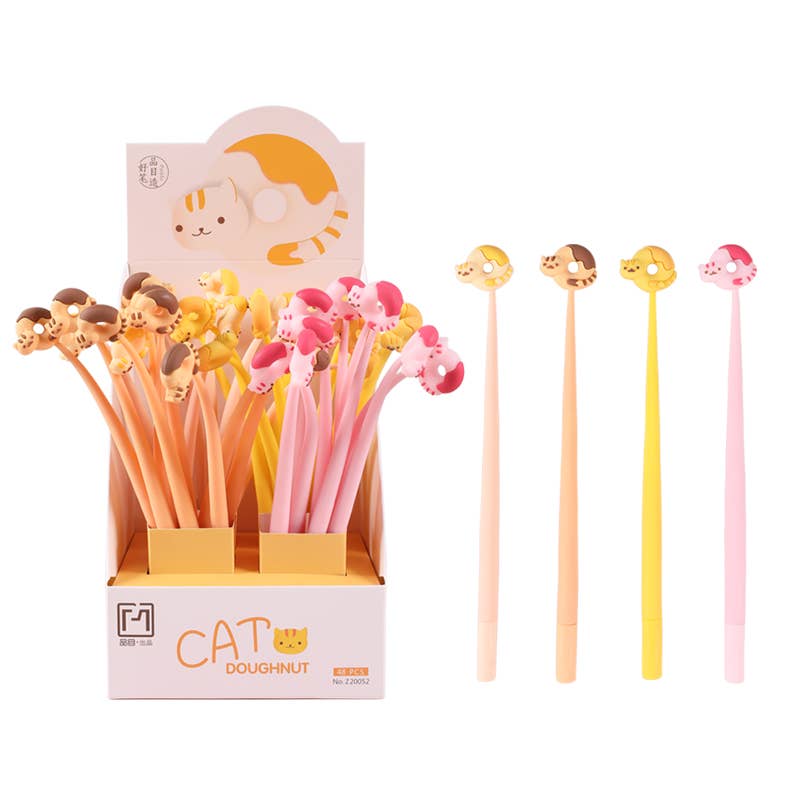Cat Donuts Wiggle Gel Pen