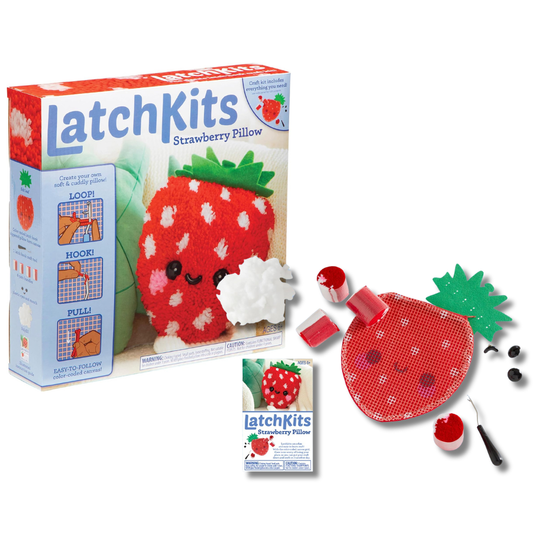 Latchkits Craft Kits - Strawberry Pillow - Arts and Crafts