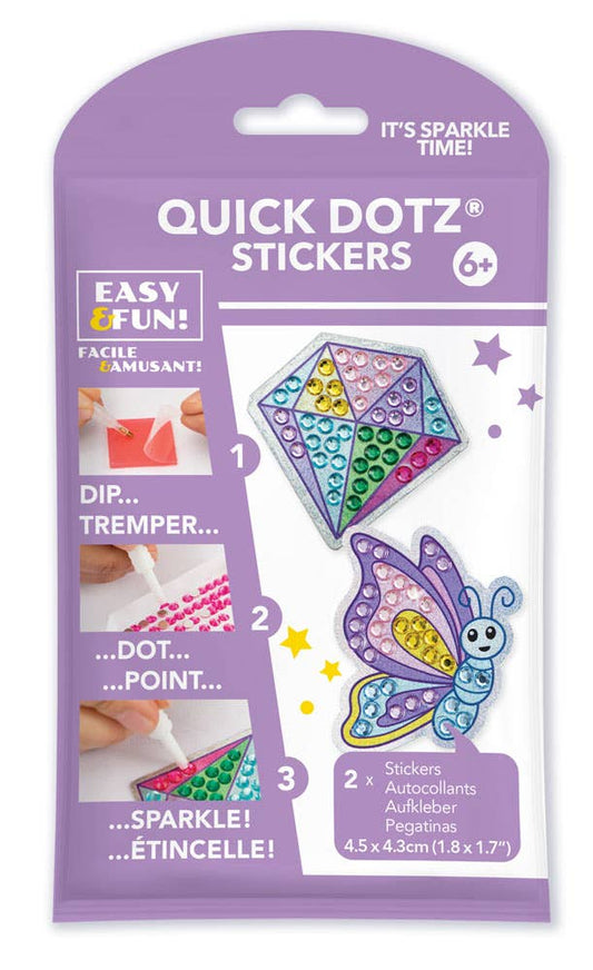 Diamond Dotz BIG DOTZ Sticker - Butterfly Sparkle