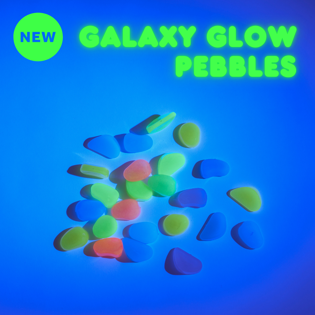 Rainbow Galaxy Glow in the Dark Pebbles