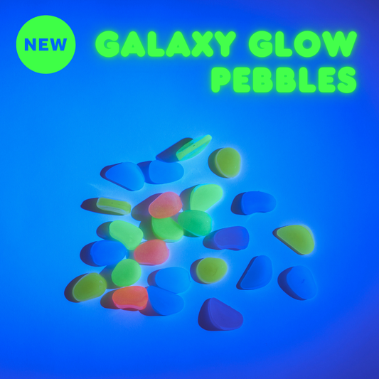 Rainbow Galaxy Glow in the Dark Pebbles