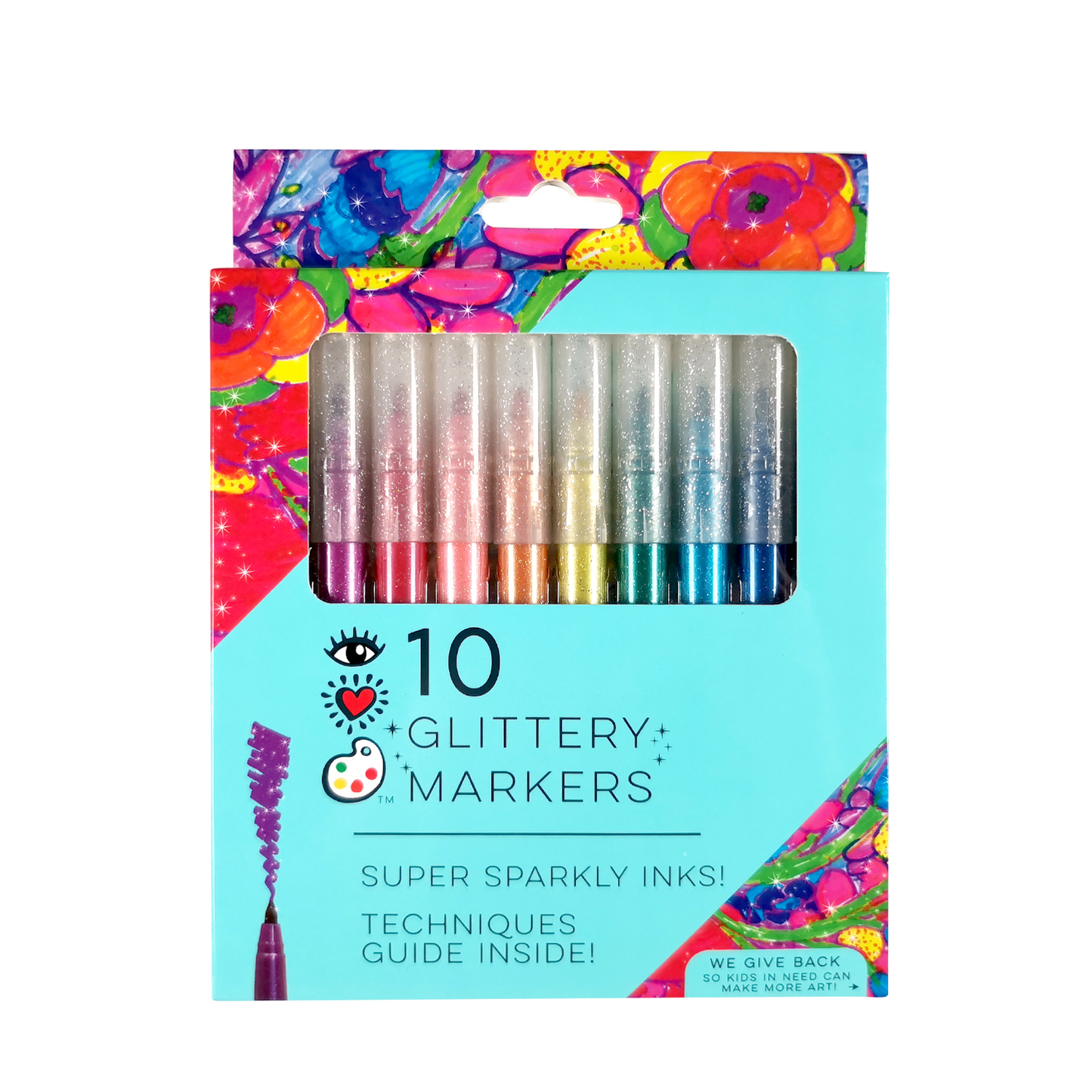 Glittery Markers