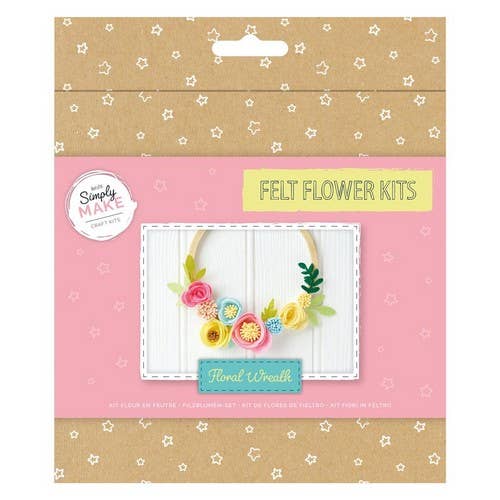 Floral Wreath Felt Kit