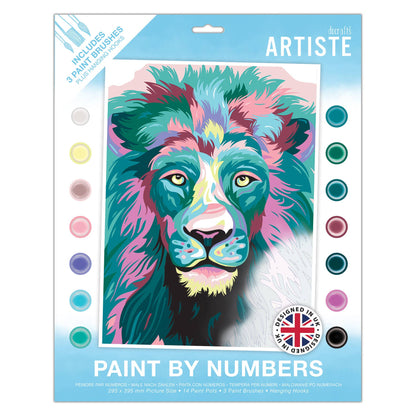 Artiste Paint By Numbers - Courageous Lion