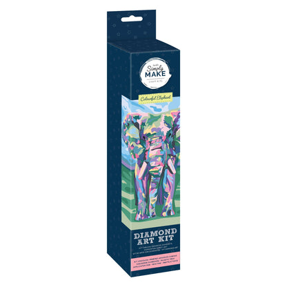 Simply Make Diamond Art Kit - Colourful Elephant