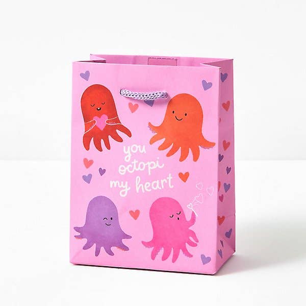 Octopi My Heart Gift Bag: Small