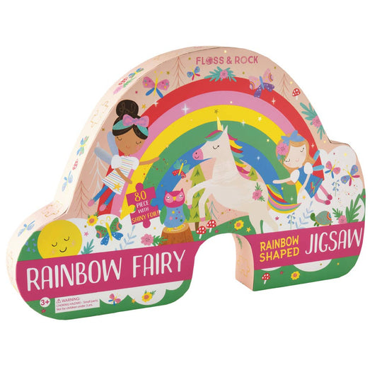 Rainbow Fairy Puzzle - Shaped