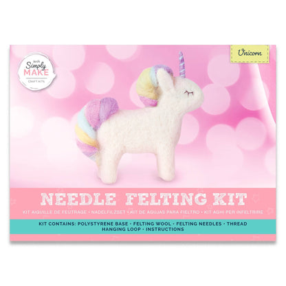 Simply Make Needle Felting Kit - Unicorn
