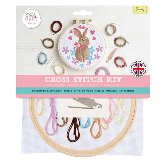 Cross Stitch Craft Kit - Bunny