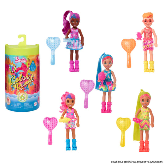 Barbie® Chelsea Color Reveal™ Doll Neon Tie-Dye Series